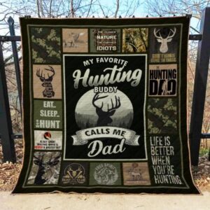 Hunting Quilt Blanket Ver 64  Quilt